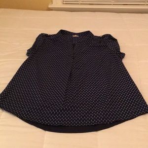 Antilia Femme navy blue feather tunic